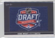 2024-25 O-Pee-Chee First Round Draft Patches Shane Wright #DP-9 card