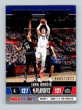 Luka Doncic 2021 Panini Hoops Road to the Finals card