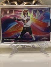 2025 Topps Chrome Helix Joe Burrow #HX-18 card