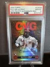 2024 Topps City to City Autographs Elly De La Cruz #C2C-ED
