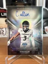 2025 Bowman University Chrome Campus Star Signatures Cyrus Allen #CSS-CA card
