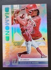 Christian Moore 2025 Donruss Diamond Kings card