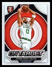 2024-25 Panini Totally Certified On Target Jayson Tatum #18 card