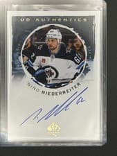 2024-25 SP Authentic UD Authentics Nino Niederreiter #UDA-NN card