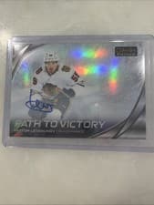 Artyom Levshunov 2025-26 O-Pee-Chee Platinum Path to Victory Rainbow Auto card