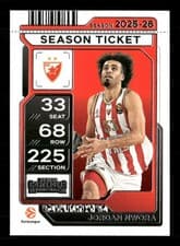 2025-26 Panini Contenders EuroLeague Base Season Ticket Jordan Nwora #98 card