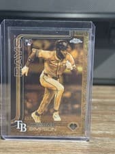 2025 Topps Gilded Collection Chrome Cast in Gold Chandler Simpson #CG-6 card