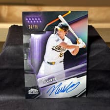 2026 Topps Chrome Black Autographs Nick Kurtz #CBA-NK card