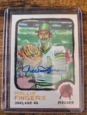 2025 Topps Shoebox Treasures Base Autographs Rollie Fingers #52A card