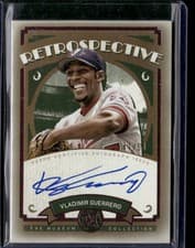 Vladimir Guerrero 2025 Topps Museum Collection Retrospective Signatures card