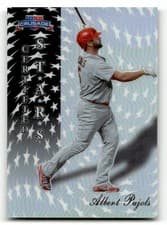 Albert Pujols 2025 Panini Crusade Certified Stars card