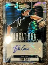 2025 Panini Prizm Sensational Signatures Kyle Carr #SS-KC card