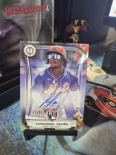 2025 Topps Tribute League Inauguration Autographs Luisangel Acuña #LIA-LA card