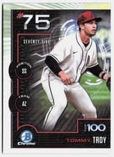 2025 Bowman Bowman Scouts Top 100 Tommy Troy #BTP-75 card