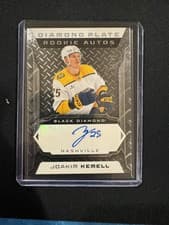 2025-26 Upper Deck Black Diamond Diamond Plate Rookie Auto Joakim Kemell #DPR-JK card