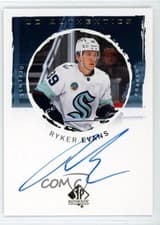 2024-25 SP Authentic UD Authentics Ryker Evans #UDA-RE card