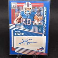 2025 Donruss Signature Marks Khalil Shakir #SM-KSR card