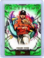 2025 Topps Inception Base Set Jeremy Peña #66 card