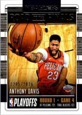 2018 Panini Hoops Road to the Finals Anthony Davis #24