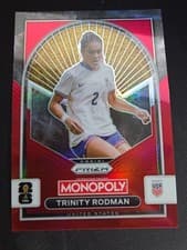 Trinity Rodman 2026 Panini Prizm Monopoly FIFA World Cup card