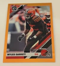 Myles Garrett 2019 Donruss Optic card
