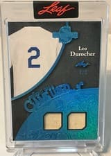2025 Leaf Spectacular Baseball When it Was A Game Used Leo Durocher #WU-15 card
