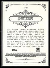 2025 Topps Allen & Ginter Sweet Victory Albert Pujols #SV-10 card