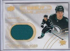 2025-26 Upper Deck UD Debut Game Jersey Michael Misa #DGJ-MM card