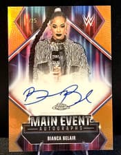 2026 Topps Chrome WWE Main Event Autographs Bianca Belair #MEA-BB card