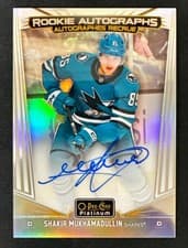 2024-25 O-Pee-Chee Platinum Rookie Autographs Shakir Mukhamadullin #R-MU card