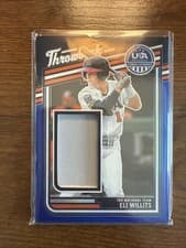 Eli Willits 2026 Panini Stars and Stripes Prizm USA Throwback Materials card