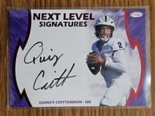 2026 SAGE Football Next Level Signatures Quincy Crittendon #NLS-QC card
