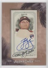 J.D. Davis 2018 Topps Allen & Ginter Framed Mini Autographs card