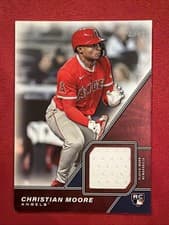 2026 Topps Major League Material Relics Christian Moore #MLM-CM card