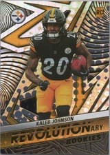 2025 Panini Revolution Revolutionary Rookies Kaleb Johnson #9 card