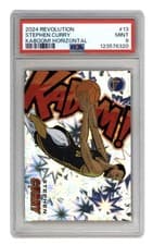Stephen Curry 2024 Panini Revolution Kaboom Horizontal card