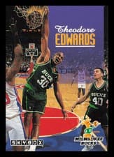 Theodore Edwards 1992-93 SkyBox Base Set card