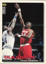 Hakeem Olajuwon 1995-96 Collector's Choice Base Set card