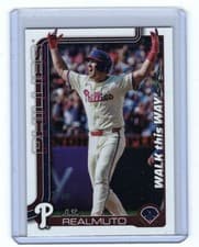 2025 Topps Walk This Way J.T. Realmuto #WTW-27 card