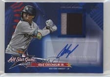 2025 Topps Update All-Star Stitches Autographs Jazz Chisholm Jr. #AST-JC card