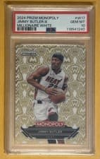 2024-25 Panini Prizm Monopoly Millionaire White Jimmy Butler III #W17 card