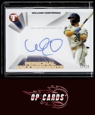 2025 Topps Pristine Personal Endorsements Autographs William Contreras #PPEA-WC card