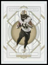 Alvin Kamara 2020 Panini National Treasures card
