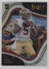Trey Lance 2021 Panini Select card