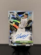 2025 Topps Cosmic Chrome Cosmic Chrome Autographs Nick Kurtz #CCA-NK card