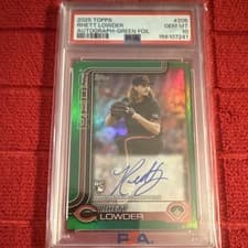 2025 Topps Real One Autographs Rhett Lowder #205 card