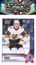 Cody Glass 2020 Upper Deck National Hockey Card Day USA card