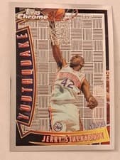 Jerry Stackhouse 1996 Topps Chrome Youthquake card