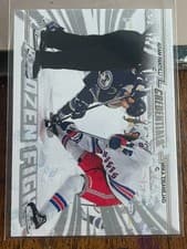 2024-25 Upper Deck Credentials Frozen Fight Adam Fantilli/Mika Zibanejad #FF-FZ card
