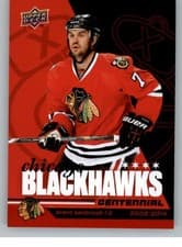 2025-26 Upper Deck Chicago Blackhawks Centennial Box Brent Seabrook #12 card